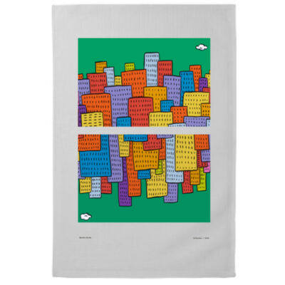 World Divides (Tea Towel) Thumbnail
